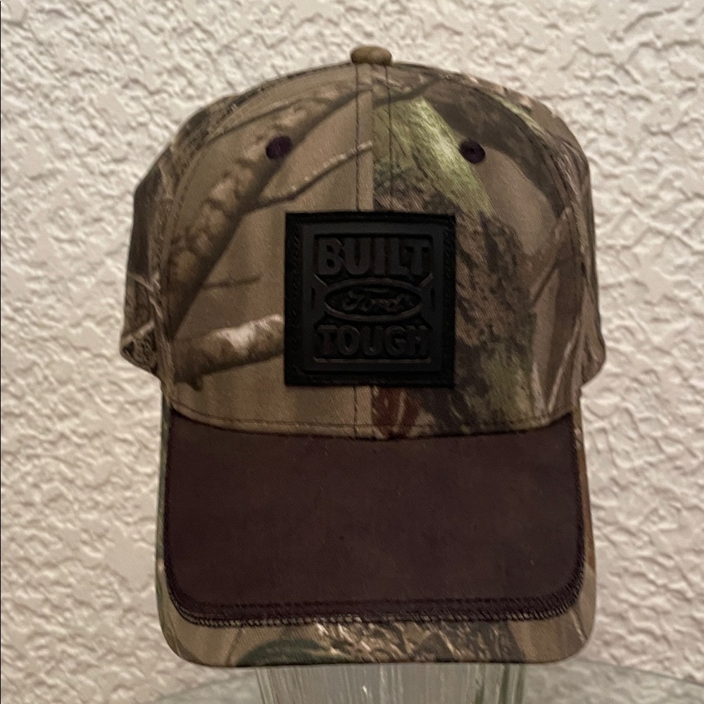 FORD Camo Two-toned Cap with Built Ford Tough Logo Velcro Closure